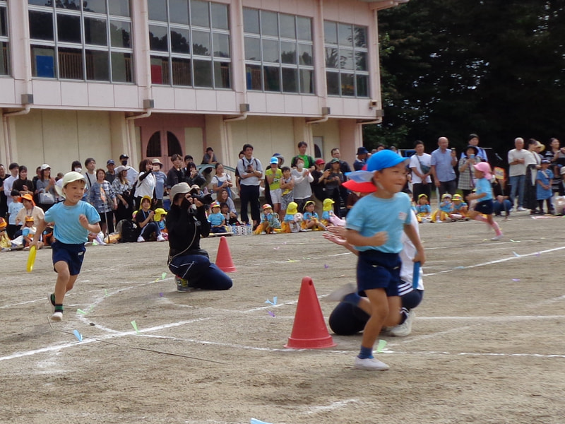 クラス対抗リレー。勝ちたくて帰宅後も練習する子もいたほどです。