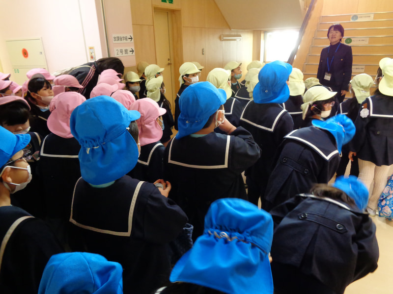 校舎を案内してくださった校長先生、ありがとうございました。１年生になるのが楽しみになりました。