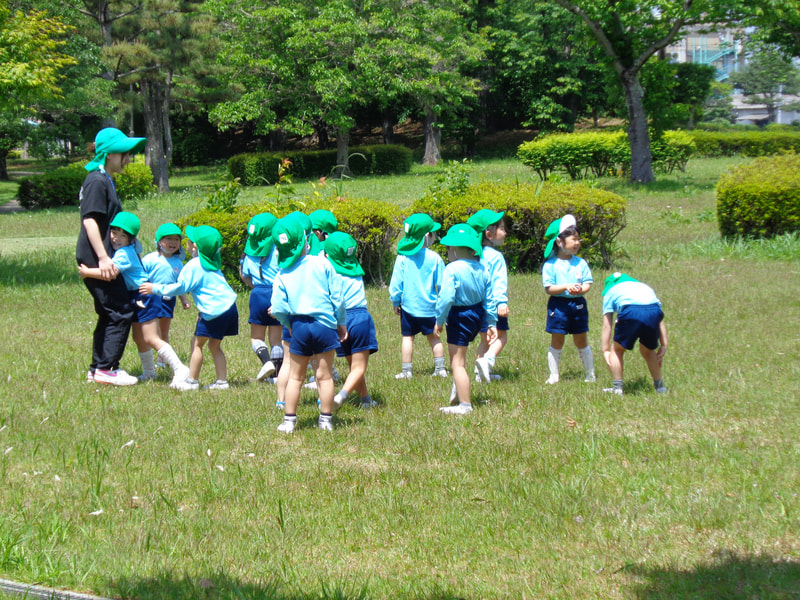 広い原っぱでも遊びました。