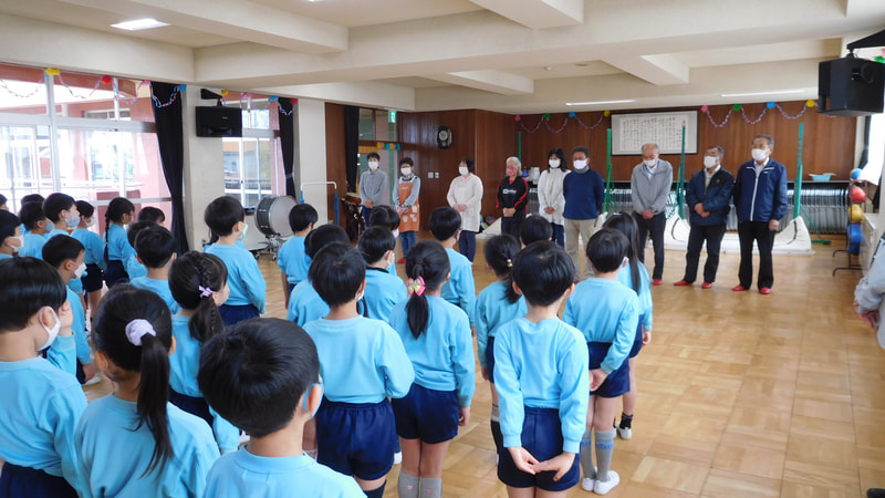 スクールバスんの皆さんに聞いていただいた後お話をいただきました。
