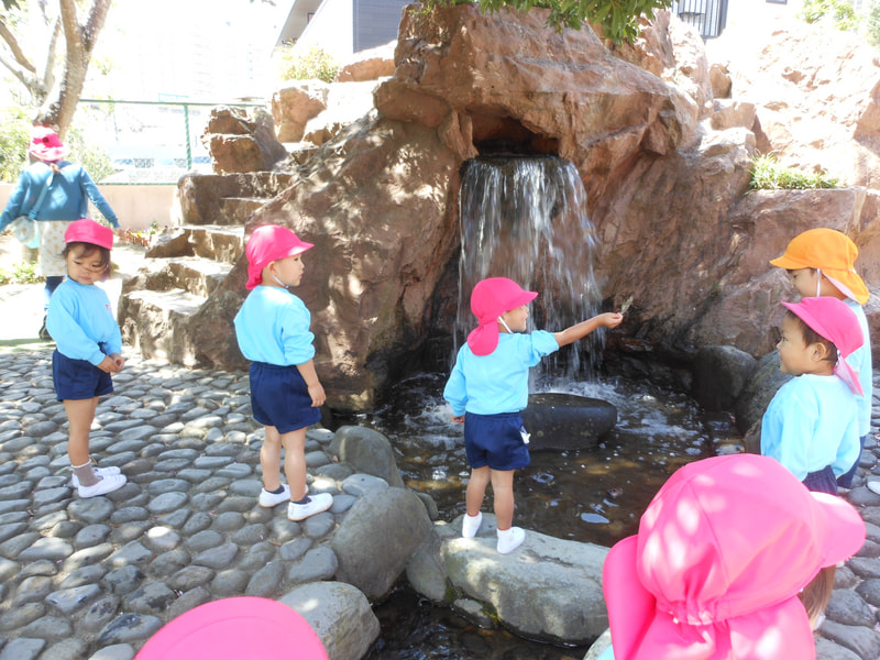 水が出たぁ！水に触りたくなる季節になりましたね。
