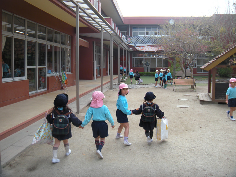 年少さんを玄関まで連れて行ってあげよう！