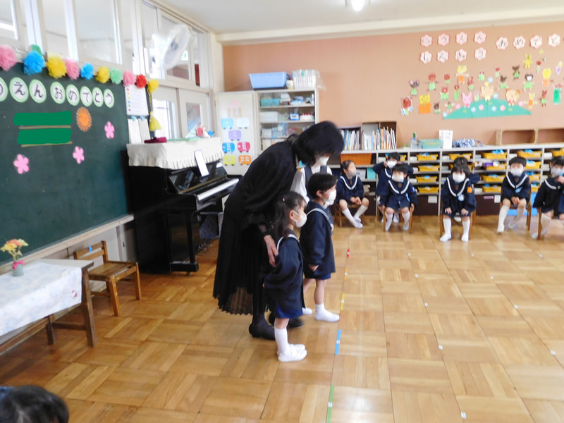年中さんにも新しいお友達が加わりました