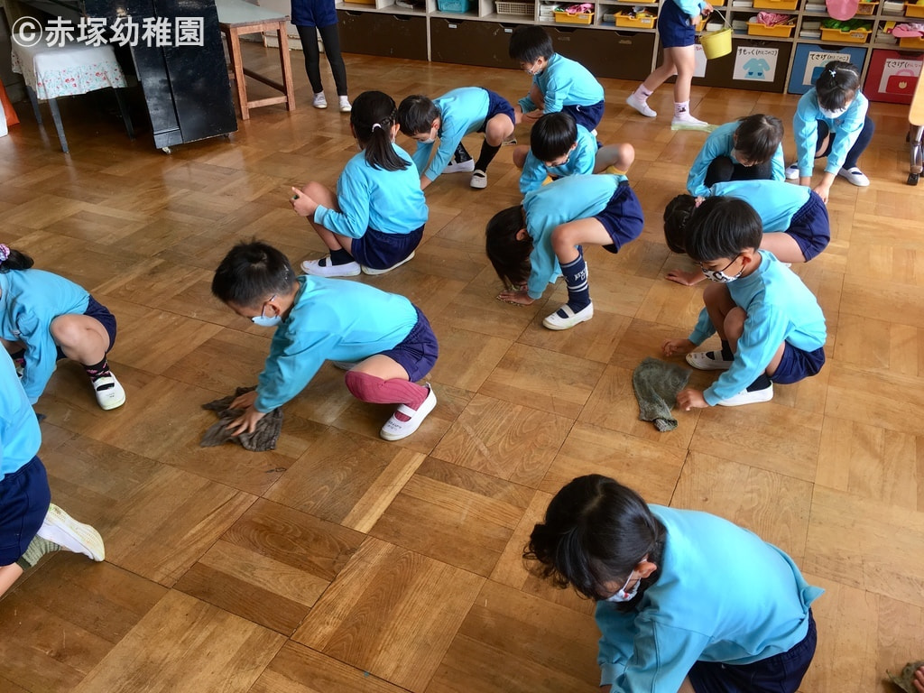 きれいにしないとね