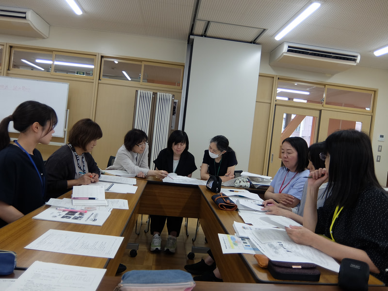 渡里小学校・保育所の先生方と話し合います