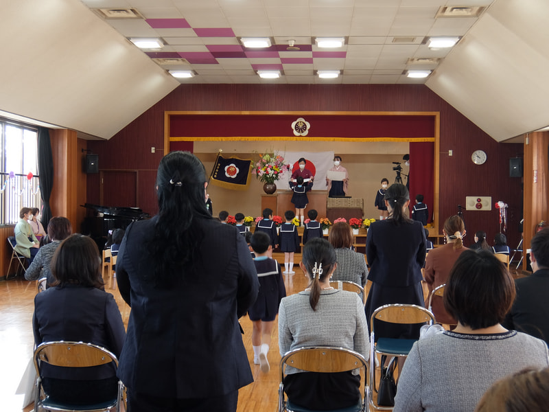 園長先生から証書をいただきました