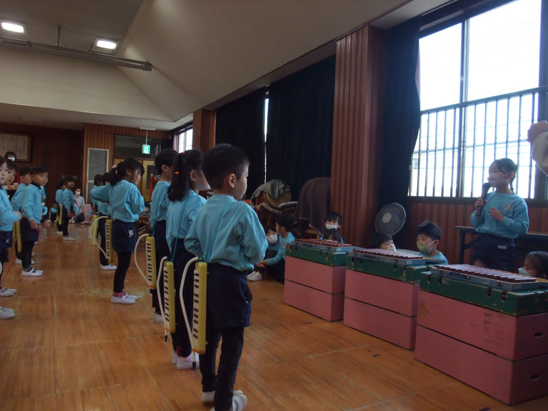 年長さんが褒めてくれました