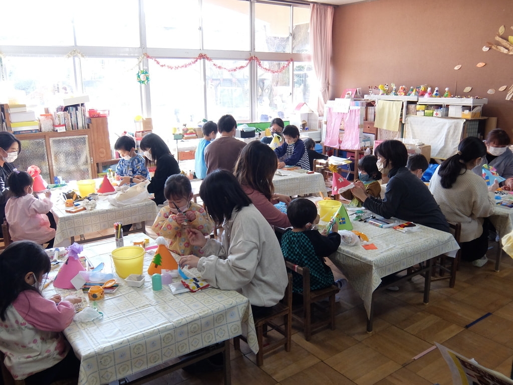 おうちの人と帽子づくり